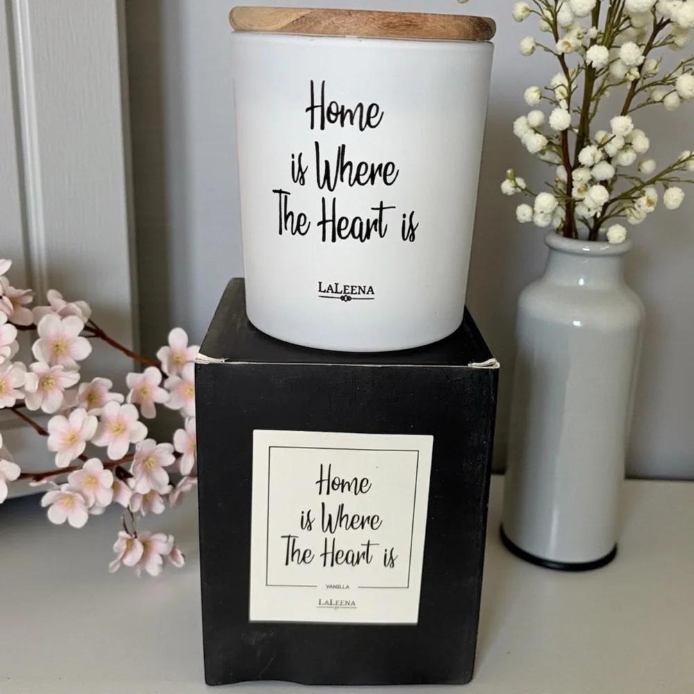 Large Vanilla White Scented Long Lasting Candle - Home Accents - Picture 1 of 3